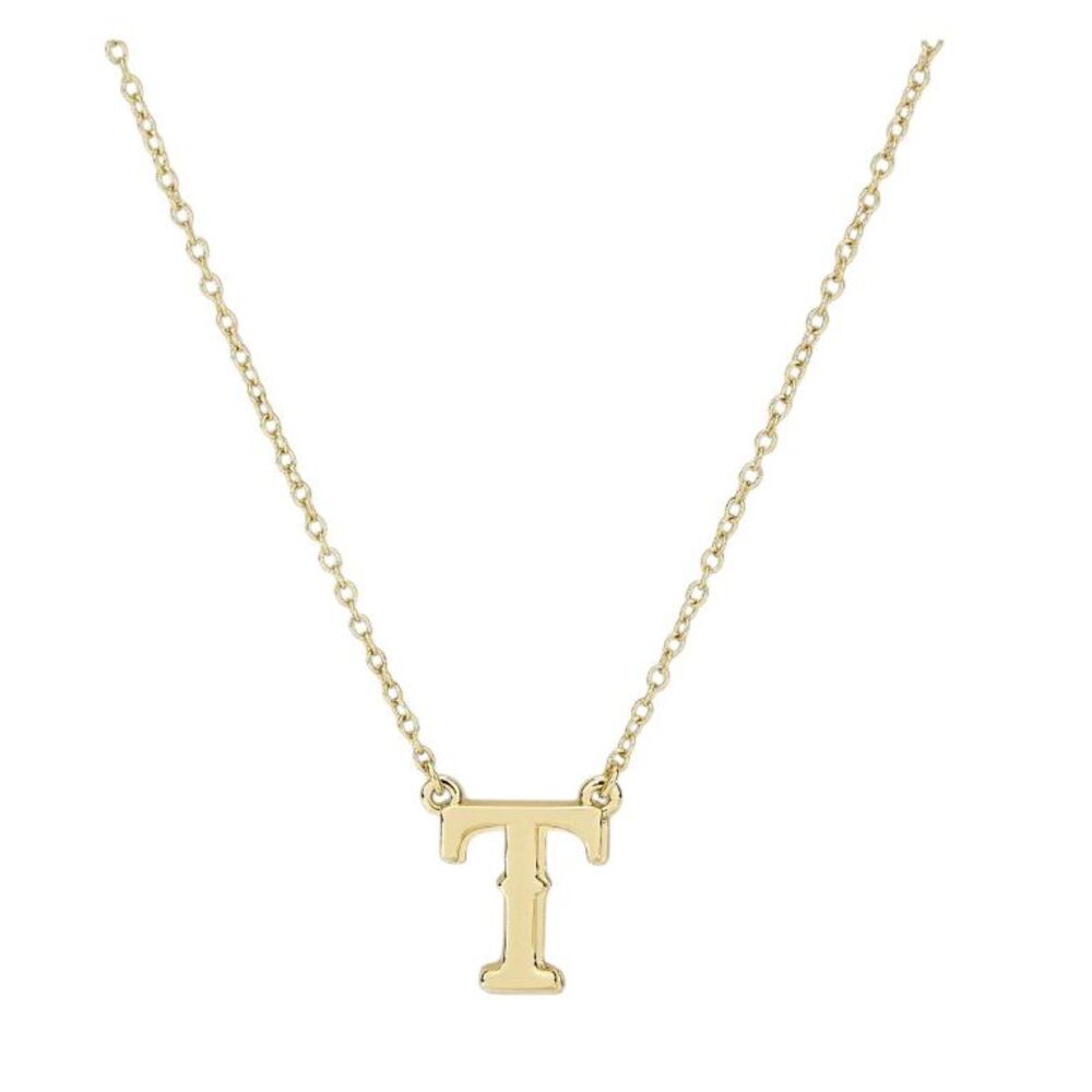 Bijoux Sport by Luv Aj MLB Gold Plated Brass Logo Charm Necklace Texas Rangers